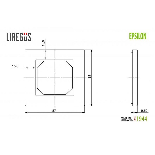 RĀMIS LIREGUS EPSILON 1-VIET. BALTS