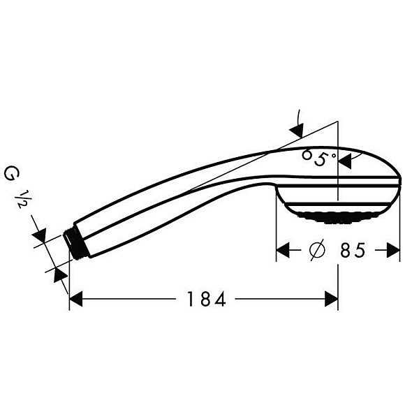 KÄSISUIHKU 85 1JET 285850 HANSGROHE