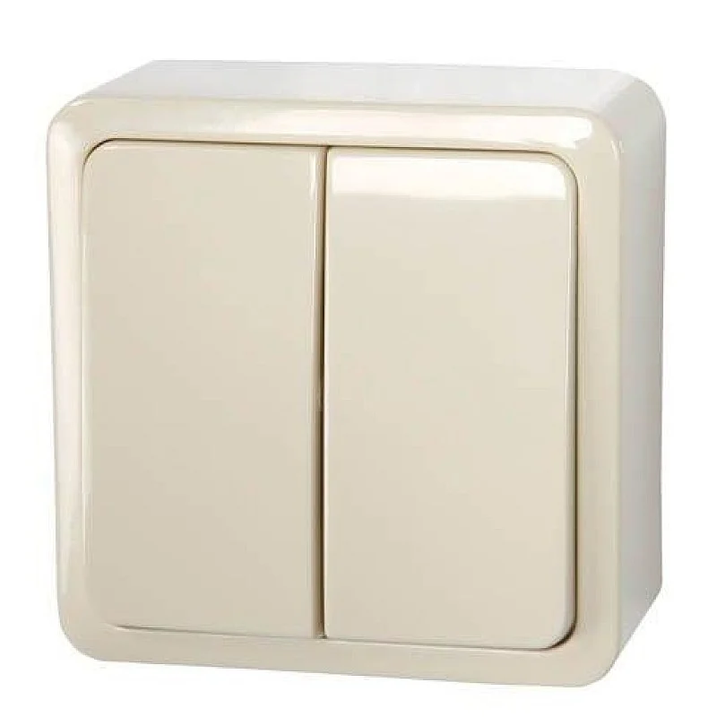 Jungiklis VILMA SL+250. 2 klav.. dr. kaulo spalvos Jungiklis VILMA SL+250. 2 klav.. dr. kaulo spalvos