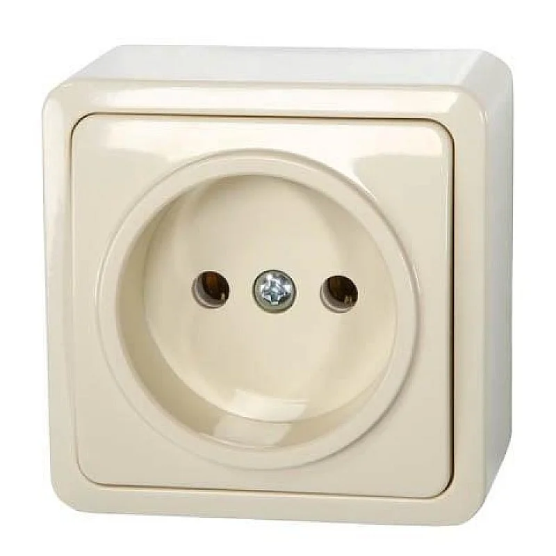 SURFACE MOUNTED SOCKET WITHOUT EARTH SURFACE MOUNTED SOCKET WITHOUT EARTH