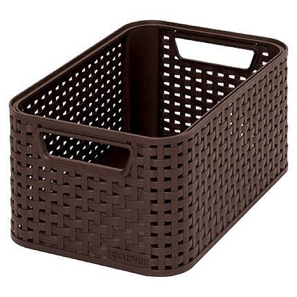 STORAGE BOX CURVER RATTAN  S