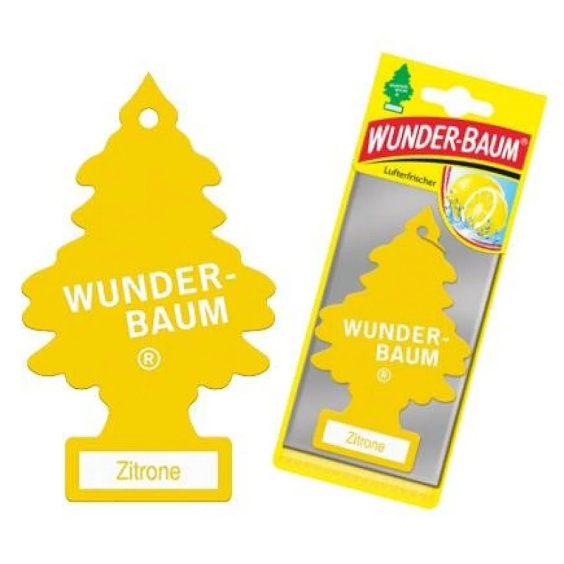 Atsvaidzinātājs gaisa automašīna Zitrone (wunder-baum) Atsvaidzinātājs gaisa automašīna Zitrone (wunder-baum)