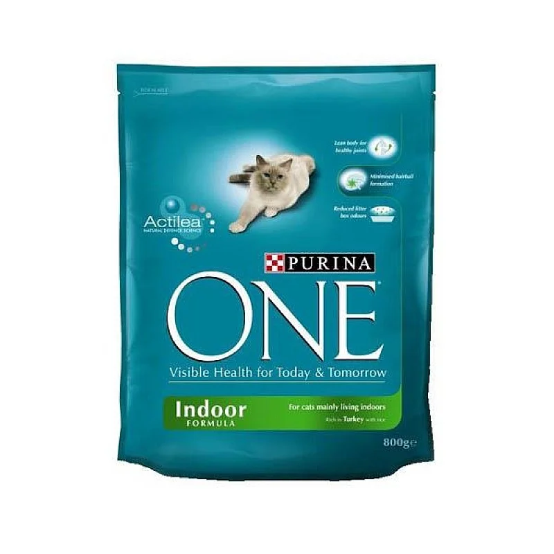 BARĪBA KAĶIEM ONE INDOOR SAUSA 800G