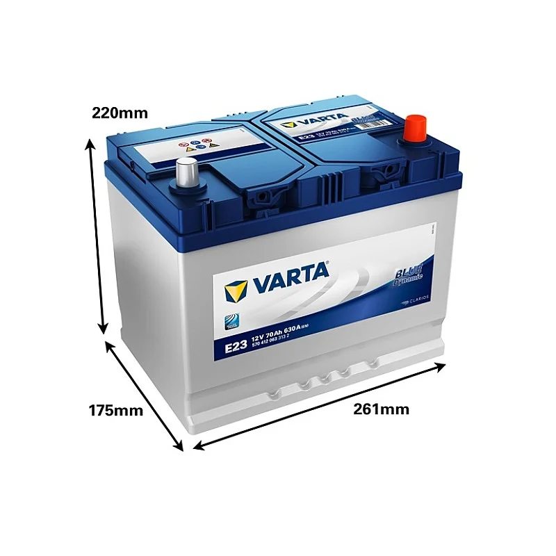 AKUMULATORS VARTA BD 570412063 E23 AKUMULATORS VARTA BD 570412063 E23