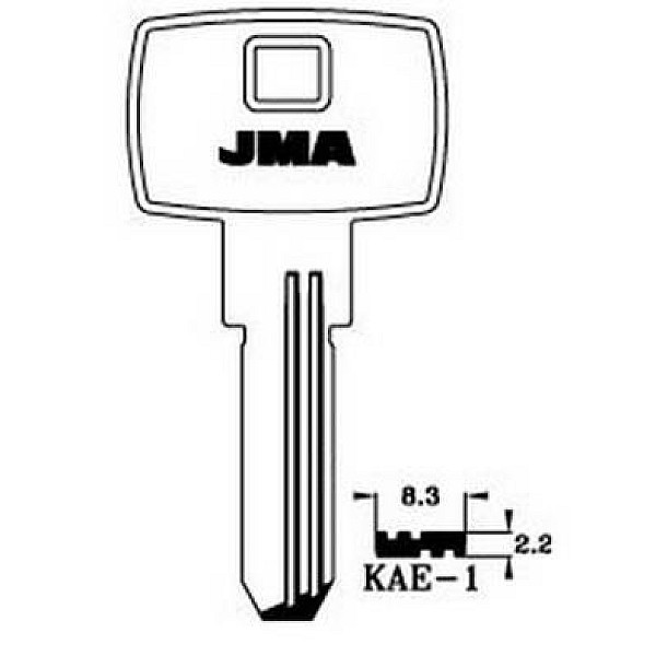 BLANK KEY KAL1 (KAE-1) KALE KILIT