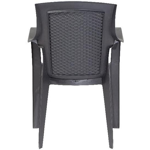 PLASTIC CHAIR EDEN ANTHRACITE 60X62X89CM