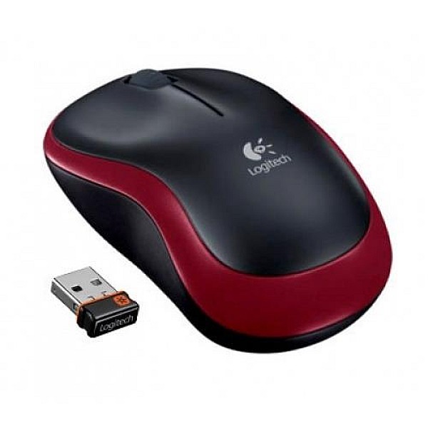 MOUSE COMP LOGITECH M185 RED