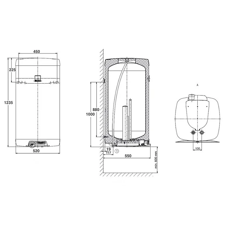 HEATER WATER OKHE160L ELECTRIC