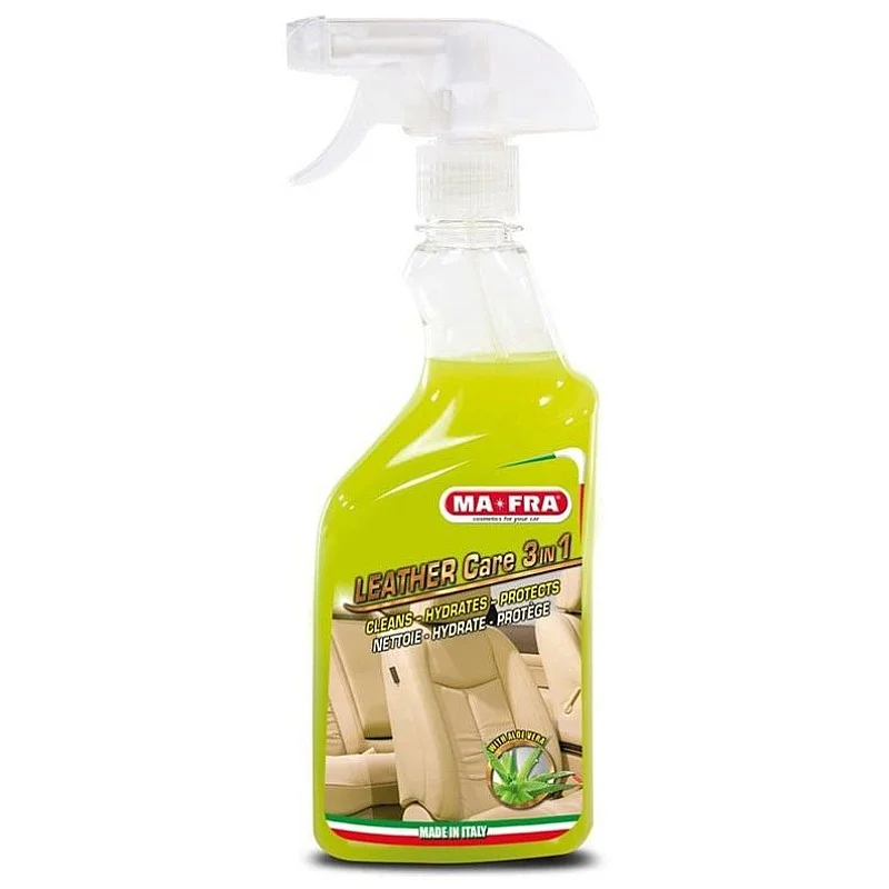 Ādas autosalona tīrītājs Ma-Fra Leather Care 3in1. 500ml Ādas autosalona tīrītājs Ma-Fra Leather Care 3in1. 500ml