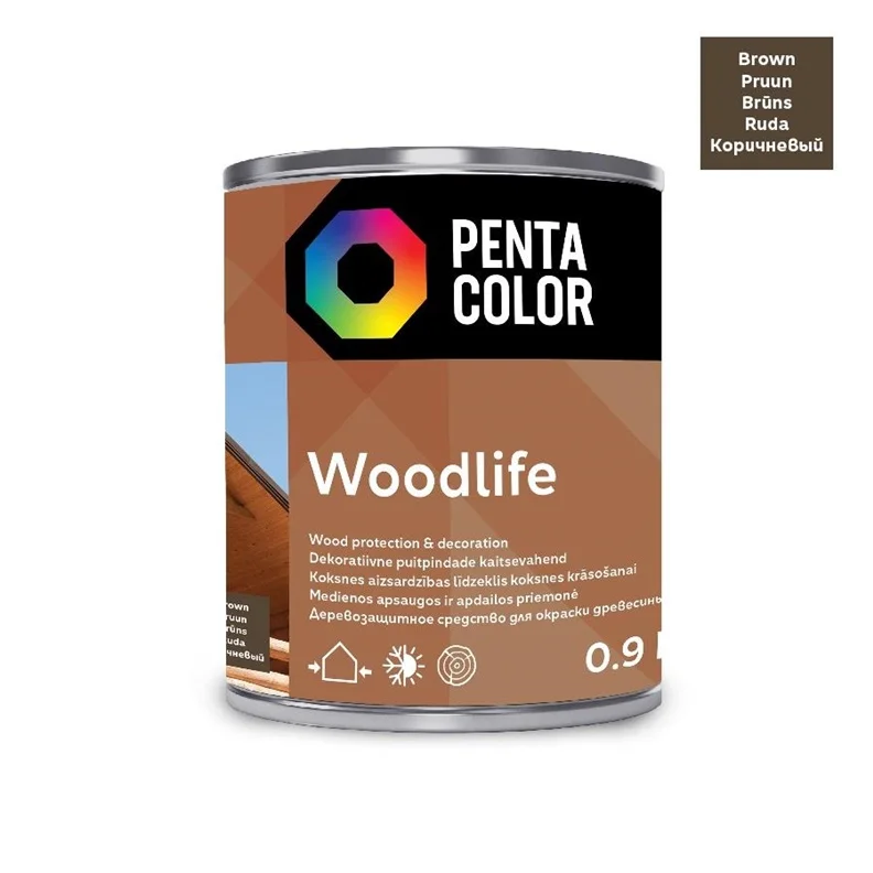 IMPREGNATOR WOODLIFE BROWN 0.9 L