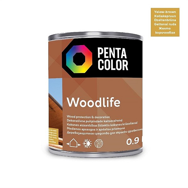 IMPREGNATOR WOODLIFE YELLOW BROWN 0.9