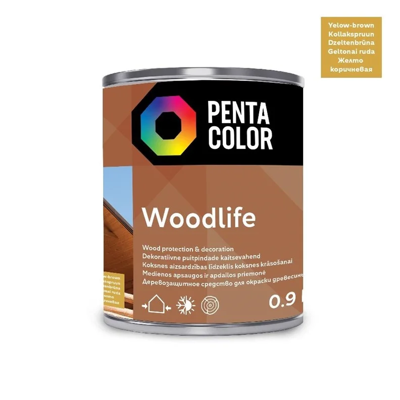 IMPREGNATOR WOODLIFE YELLOW BROWN 0.9