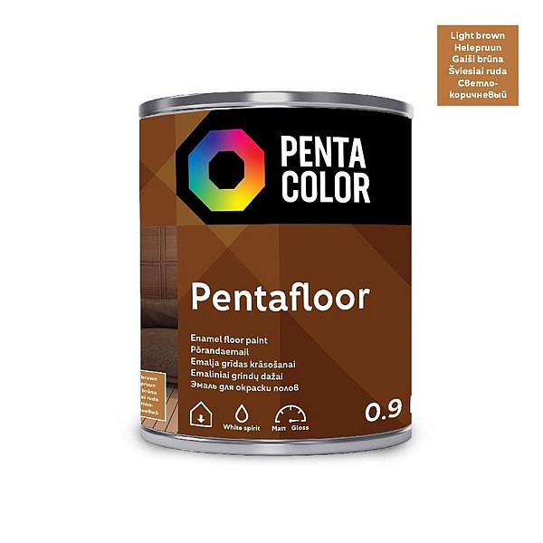 FLOOR PAINT PENTAFLOOR LIGHT BROWN 0.