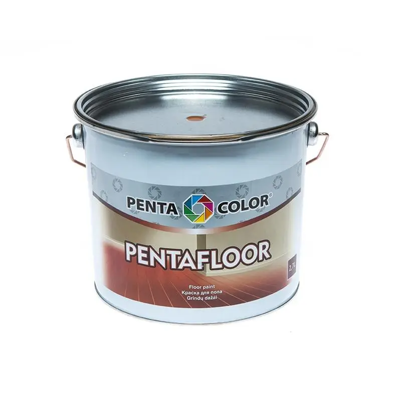 Grindų dažai Pentacolor Pentafloor. šviesai rudi. 2.7 l