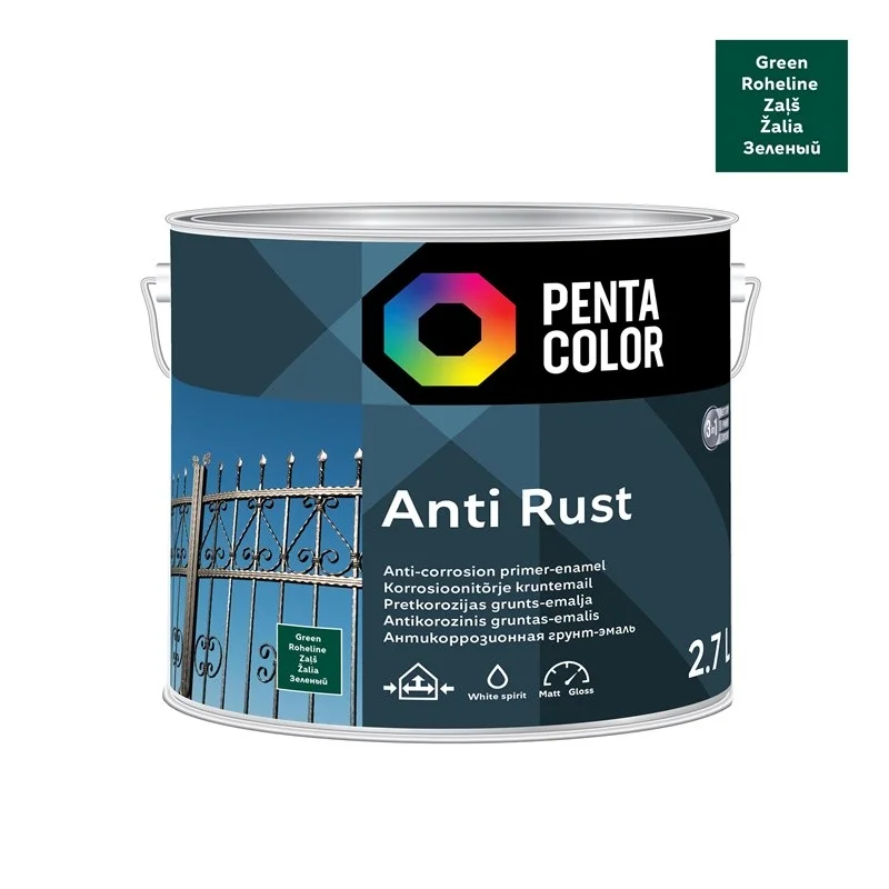 ANTICOR PAINT ANTI-RUST GREEN 2.7L