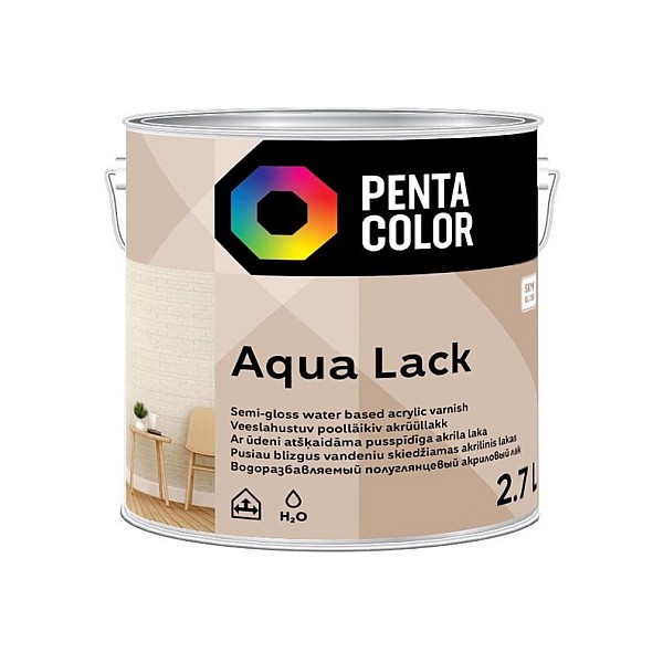 LAKA AQUA LACK SEMI GLOSS 2.7 L