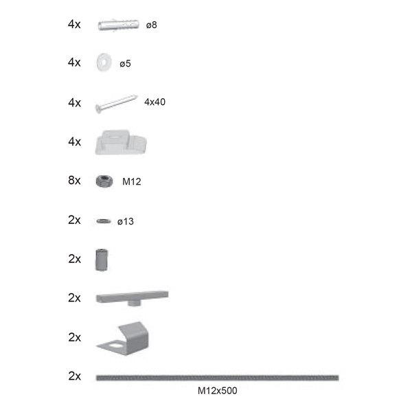 BATHROOM WALL MOUNTING SET (B2360000N)