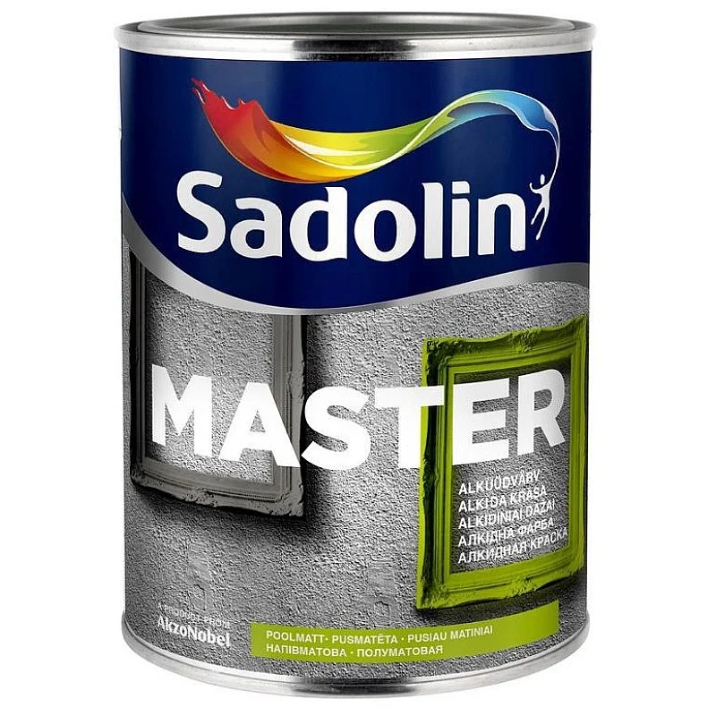 ALKYD ENAMEL PAINT MASTER 30 BW 1L