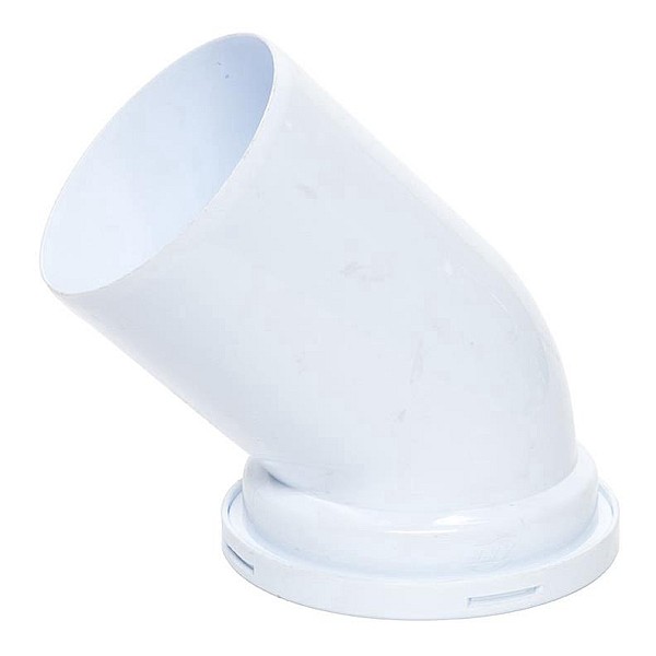 TOILET ELBOW WHITE W4220