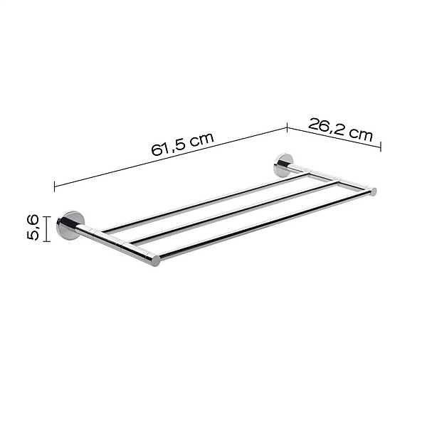 TRIPLE BATHROOM HANGER FELCE FE44 13