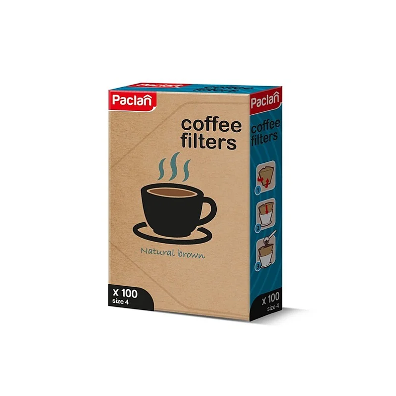 FILTERS FOR COFFEE 4. 100PCS. BOX FILTERS FOR COFFEE 4. 100PCS. BOX