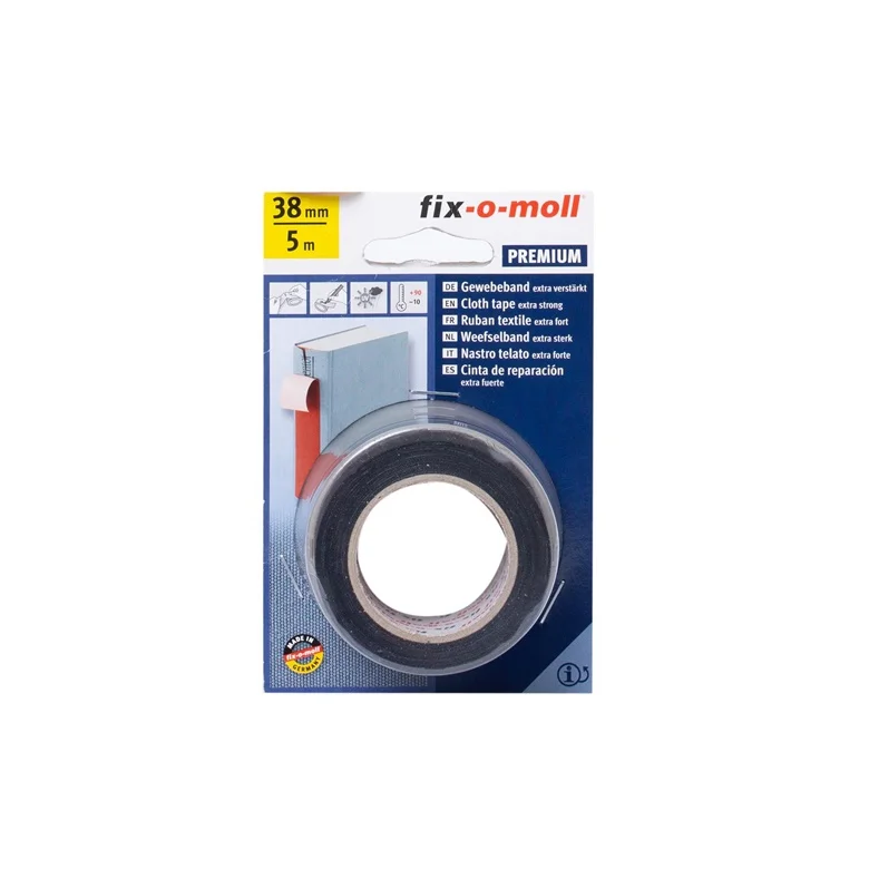Mitrumizturīga līmlente Fix-O-Moll. 5 m x 38 mm Mitrumizturīga līmlente Fix-O-Moll. 5 m x 38 mm