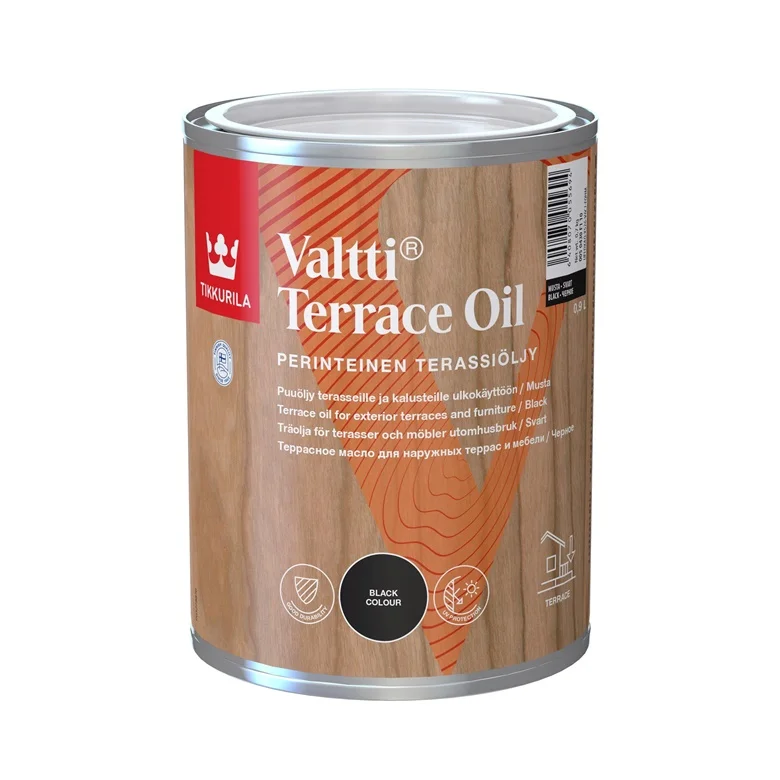 VALTTI TERRACE OIL BLACK 0.9L VALTTI TERRACE OIL BLACK 0.9L