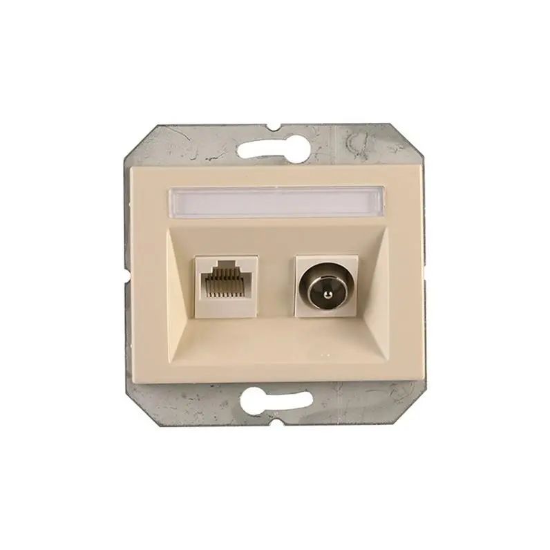 Antenos ir kompiuterio lizdas VILMA XP500. dr. kaulo spalvos Antenos ir kompiuterio lizdas VILMA XP500. dr. kaulo spalvos