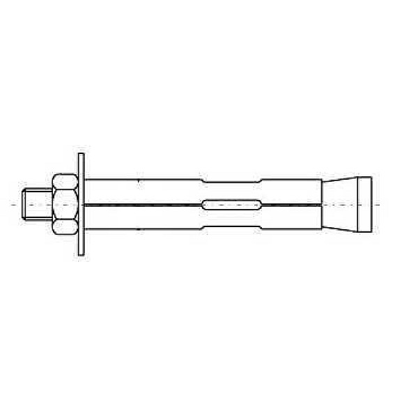 Ķīļenkurs ar uzgriezni Haushalt. 10x50 mm. 5 gab.