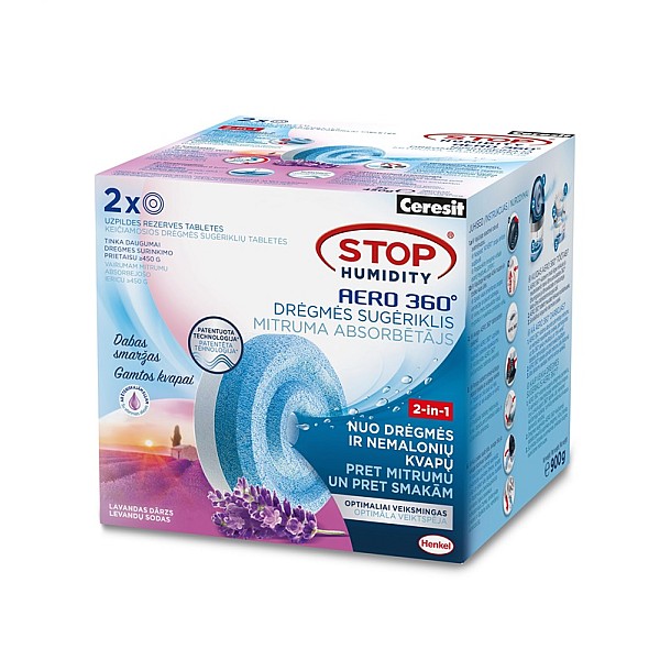 STOP HUMIDITY AERO 360° LAV REFILL 2X450