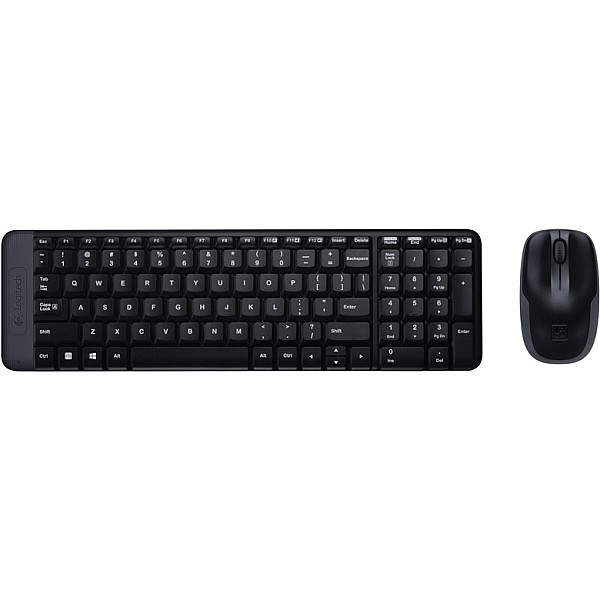 Belaidė klaviatūra ir pelė Logitech MK220 INT