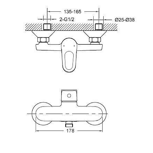 SHOWER FAUCET L-1105