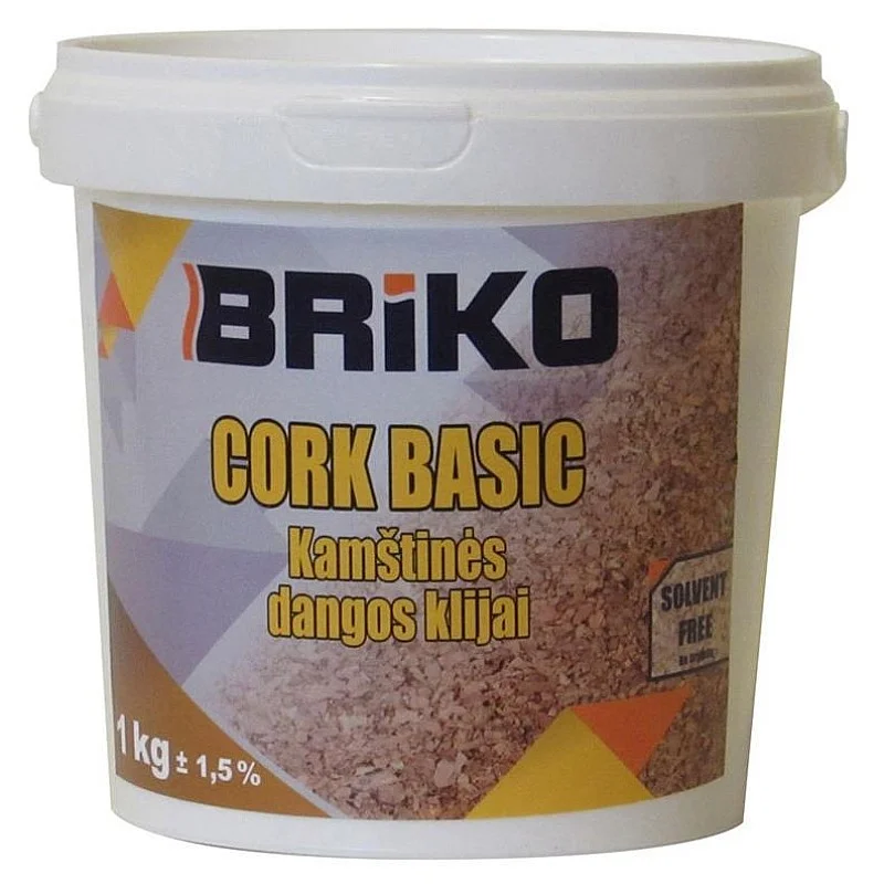 Kamštinės dangos klijai Briko. 1 kg Kamštinės dangos klijai Briko. 1 kg