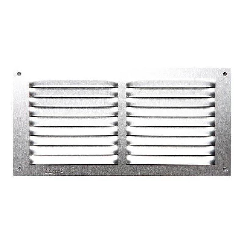 Aliumininės ventiliacijos grotelės. 100 x 200 mm