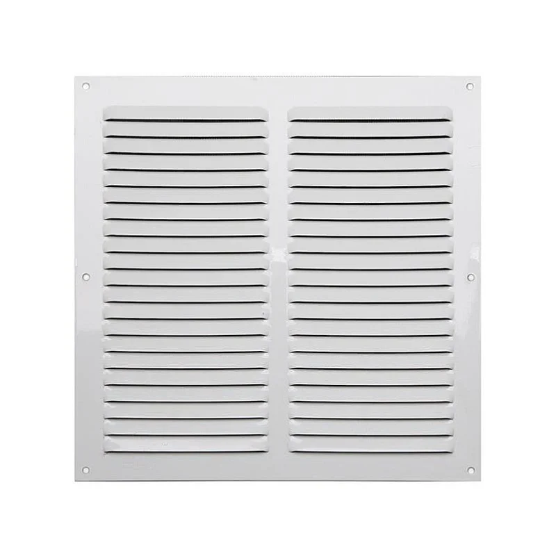 Aliumininės ventiliacijos grotelės. 250 x 250 mm