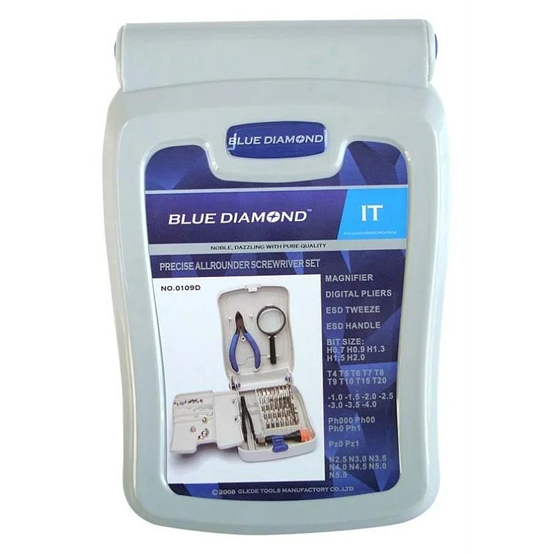 SCREWDRIVER AND HEAD SET 34 PCS