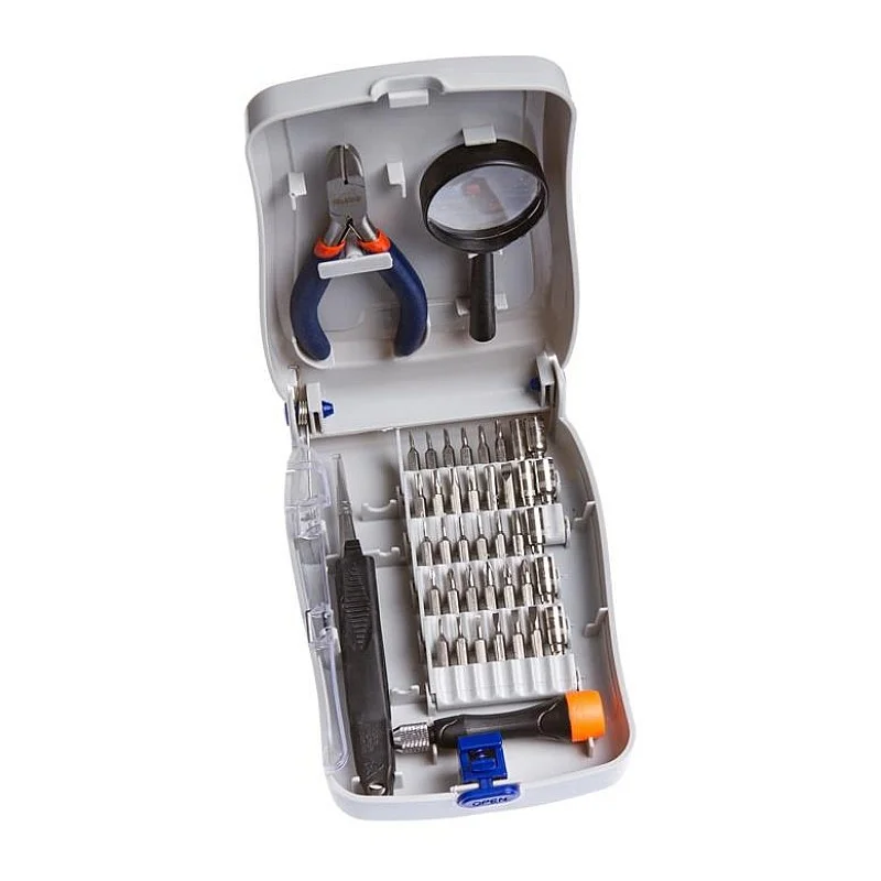 SCREWDRIVER AND HEAD SET 34 PCS