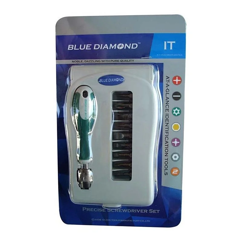 SCREWDRIVER AND HEAD SET 9 PCS