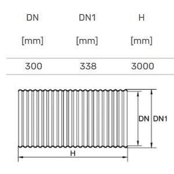 WELL STAND D300 MM 3.00 M