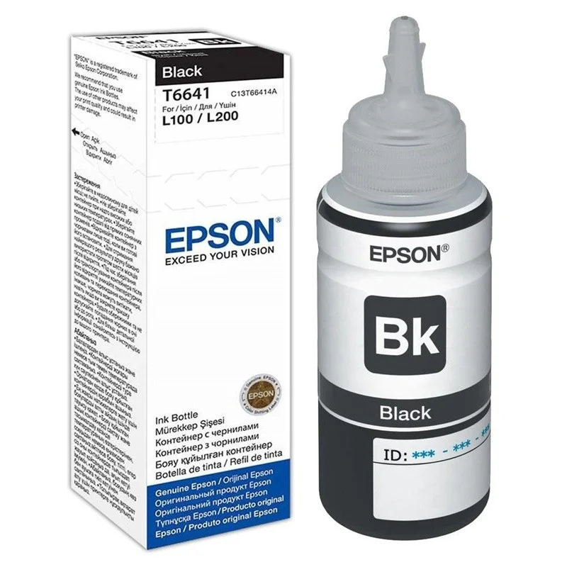 KASETES TINTE PRINTERIM EPSON T6641 BLACK KASETES TINTE PRINTERIM EPSON T6641 BLACK