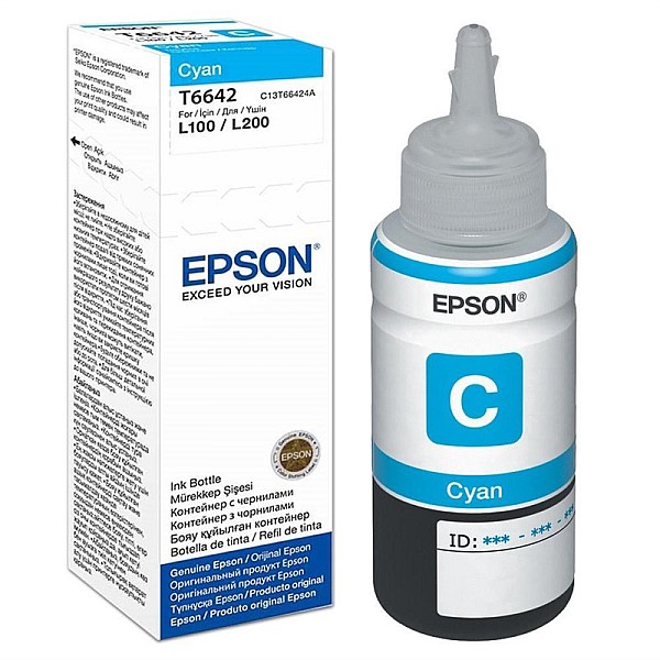 CARTRIDGE INK PRINTER EPSON T6642 CYAN