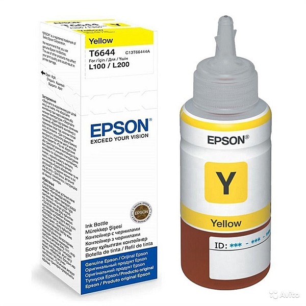 CARTRIDGE INK PRINTER EPSON T6644 YEL