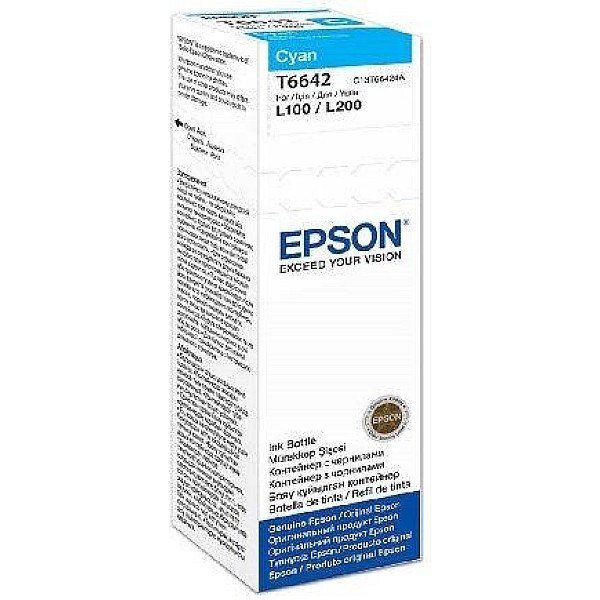 CARTRIDGE INK PRINTER EPSON T6642 CYAN