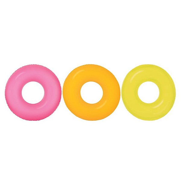 SWIMMING RING NEON 91CM