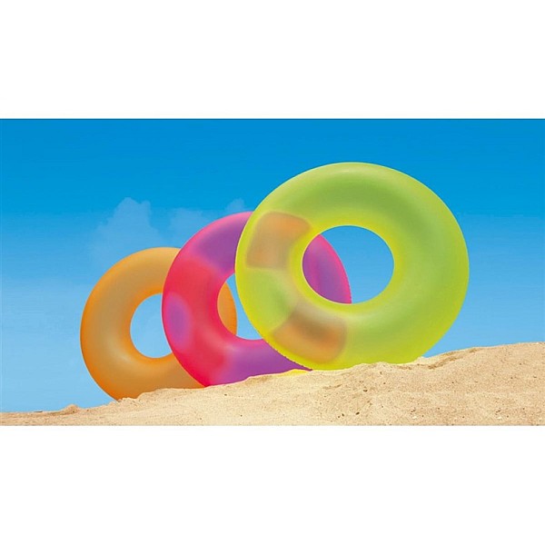 SWIMMING RING NEON 91CM