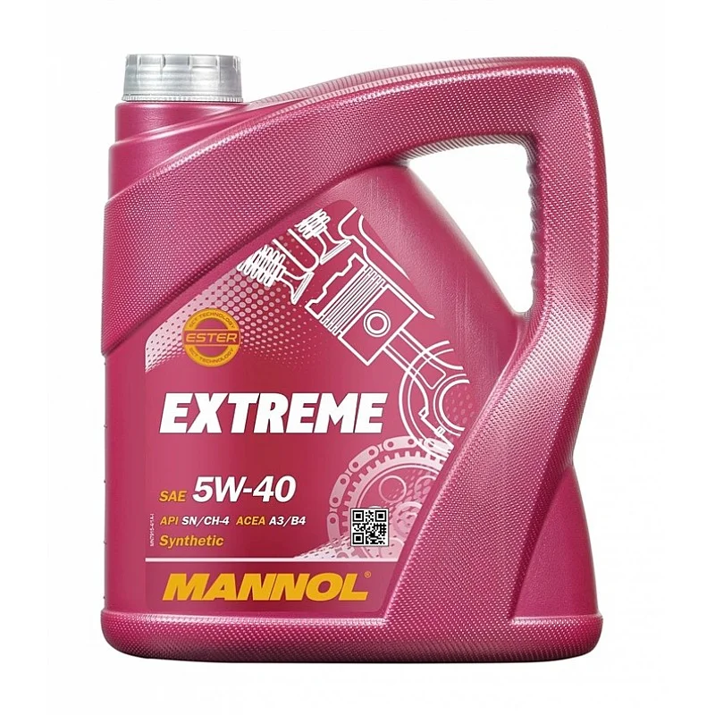 Automobilio variklio tepalas Mannol Extreme. 5W-40. 5 l