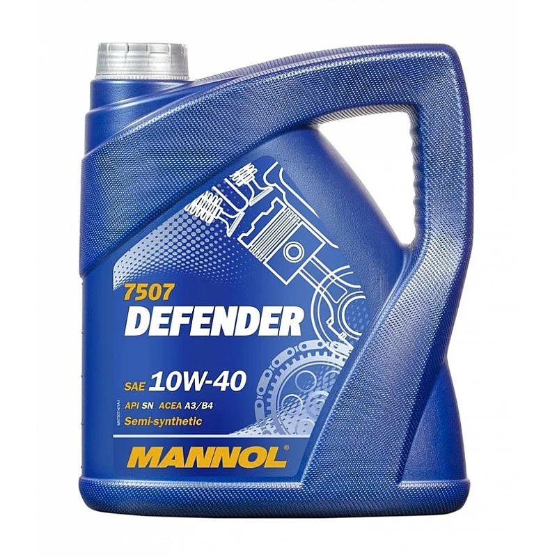 Automobilio variklio tepalas Mannol Defender. 10W-40. 5 l