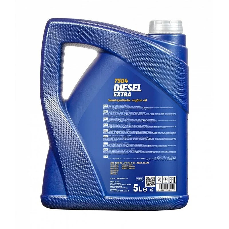 VARIKLIŲ TEPALAS „MANNOL DIESEL EXTRA“ (10W40; 5 l) VARIKLIŲ TEPALAS „MANNOL DIESEL EXTRA“ (10W40; 5 l)
