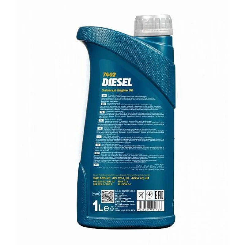 Motoreļļa Mannol Disel 15W/40. 1 l Motoreļļa Mannol Disel 15W/40. 1 l