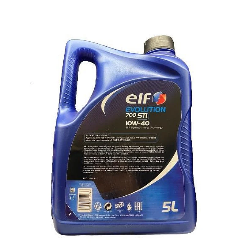ENGINE OIL ELF EVOLUT 700 STI 10W40 5L